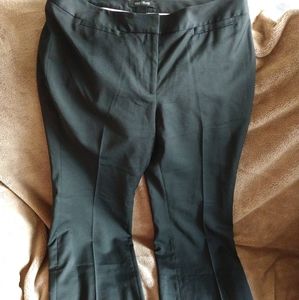 Black dress pants slacks size 10 flare leg